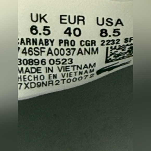 White and Purple Women's Lacoste 8.5 Sneakers - Picture 5 of 5